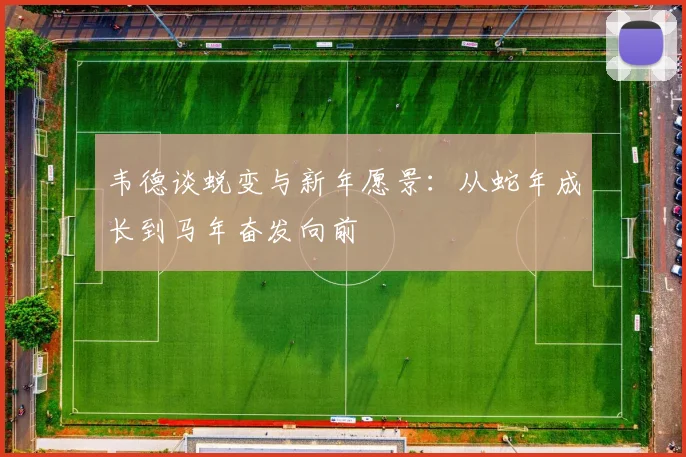 韦德谈蜕变与新年愿景：从蛇年成长到马年奋发向前