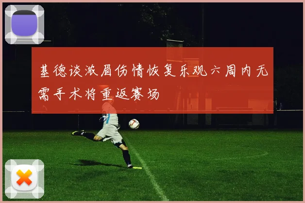 基德谈浓眉伤情恢复乐观六周内无需手术将重返赛场
